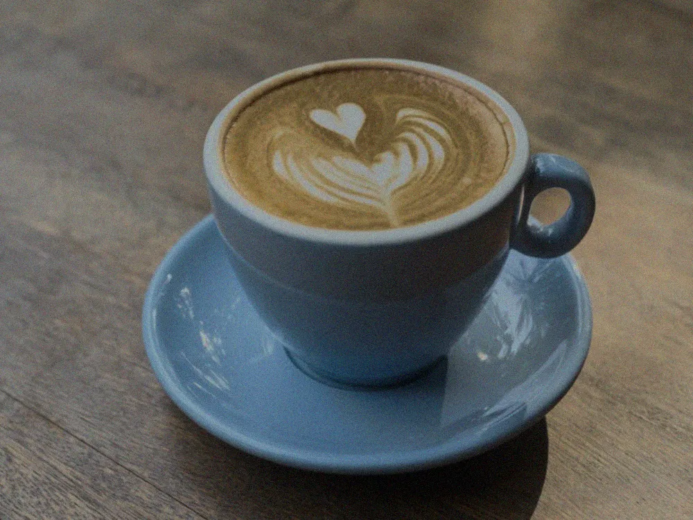 Latte before